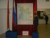 Карта Анголы при входе в главный зал выставки СВА в музее на Тверской, Москва, май 2006 г.
