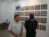 Посещение фотовыставки военным  атташе Анголы в РФ