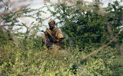 32-й батальон на учениях в районе Помфрета, ЮАР, 1991 год. Copyright© Jim Hooper