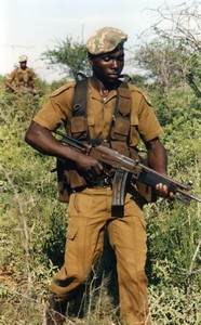32-й батальон на учениях в районе Помфрета, ЮАР, 1991 год. Copyright© Jim Hooper